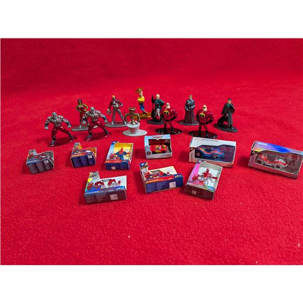 Miniature Marvel, Pixar, and Disney figures