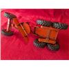 Image 3 : Vintage 1950s orange pressed-steel toy road grader by Nylint