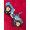 Image 4 : Vintage 1960's-1970's blue and white pressed-steel Tonka Jeep toy.