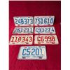 Image 1 : 1968, 67 & 66 BC LICENCE PLATES