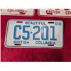 Image 4 : 1968, 67 & 66 BC LICENCE PLATES