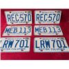 Image 1 : VINTAGE MATCHED LICENCE PLATES