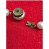 Image 3 : 27" White beaded strand necklace