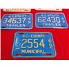 Image 3 : 1965-1969 BC MUNICIPAL & TRAILER LICENSE PLATES
