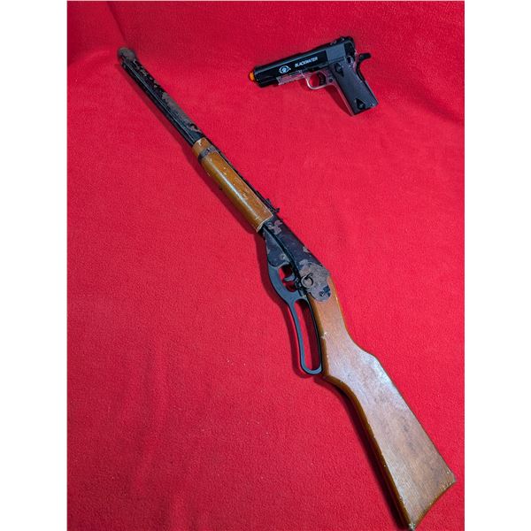 VINTAGE DAISY RED RYDER Rifle & BLACKWATER Pistol