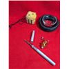 Image 1 : VINTAGE TRAVEL FISHING ROD, TIRE Ash Tray & Fuzzy Dice