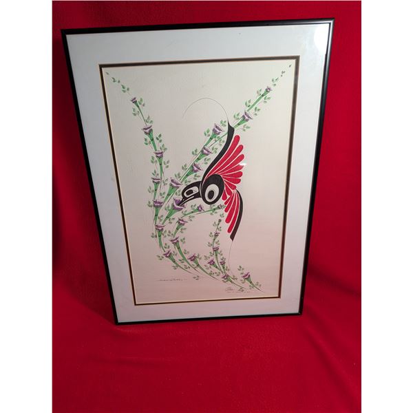 1997 D.M. DENNIS  "HUMMINGBIRD" Painting