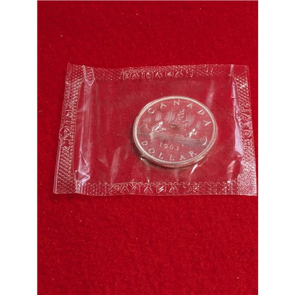 1963 Canadian Silver Dollar MINT Sealed