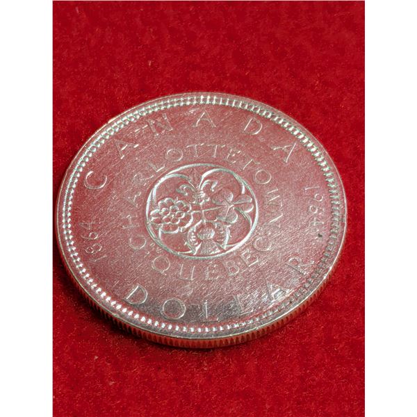 1964 Canadian Silver Dollar.