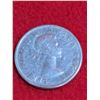 Image 2 : 1957 Canadian 50-cent silver coin.