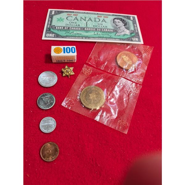1867-1967 COMMEMORATIVE CURRENCY & Collectables