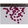 Image 2 : HEART SHAPED RUBY GEMSTONES (20ct)