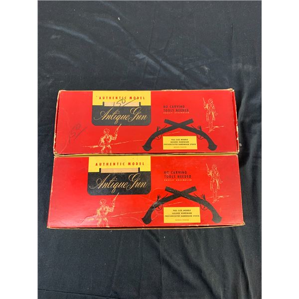 Lot of 2 Model Antique 2-Kentucky Full Size Model Kit
