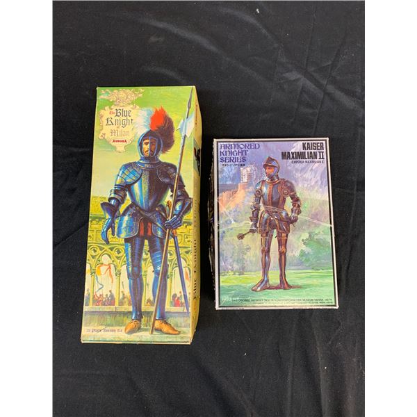 Aurora The Blue Knight of Milan #472  and Kaiser Maximilian II Knight Model Kit 1/12 Scale #4