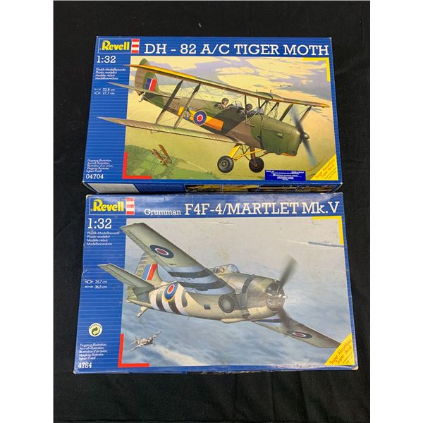Lot of 2 Revell 1/32 Scale Model Kits #4784 and #04704