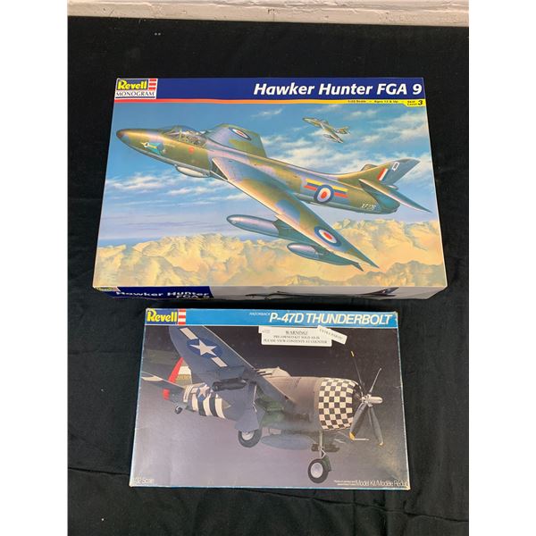 Lot of 2 Revell 1/32 Scale Model Kits #4423 and #85-4670