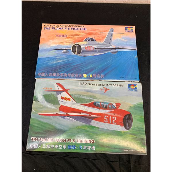Lot of 2 Trumpeter 1/32 Scale Model Kits #02203 and #02205