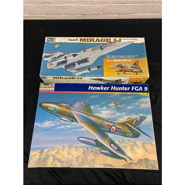 Lot of 2 Revell 1/32 Scale Model Kits #85-4670 and #H-155