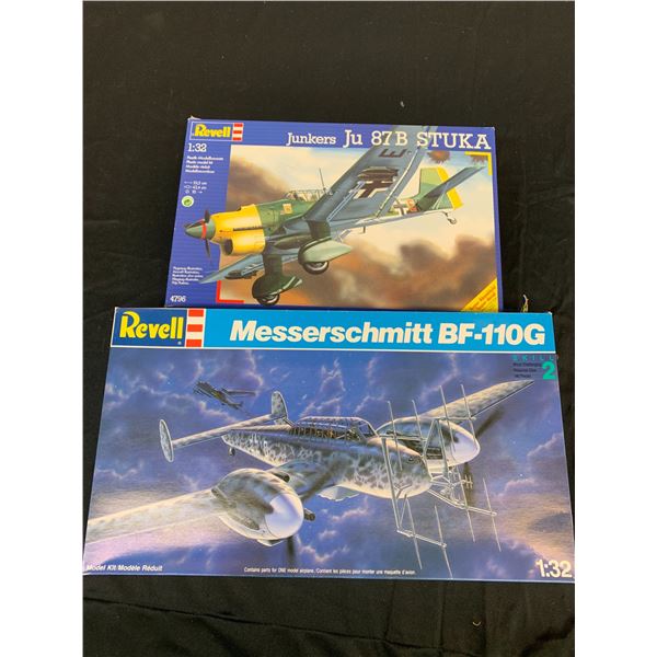 Lot of 2 Revell 1/32 Scale Model Kits #4745 and #4796