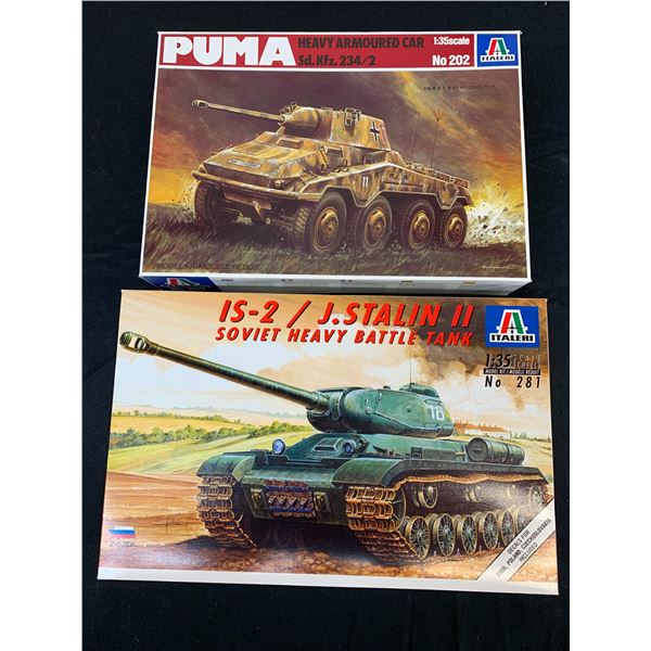 Lot of 2 Italeri Model Kits 1/35 Scale #202 and #281