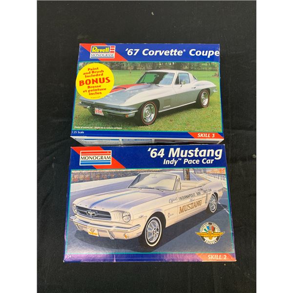 Lot of 2 Revell Model Kits 1/24 Scale #2456 and 1/25 Scale #85-2491