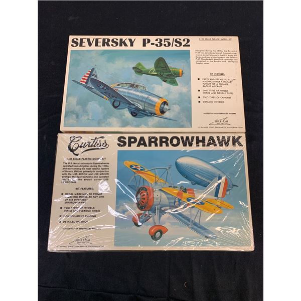 Lot of 2 Williams 1/32 Scale Model Kits #32-F9C and #32-135