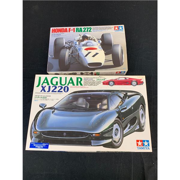 Lot of 2 TAMIYA 1/24 Scale #24129 and 1/20 Scale #20043 Model Kits
