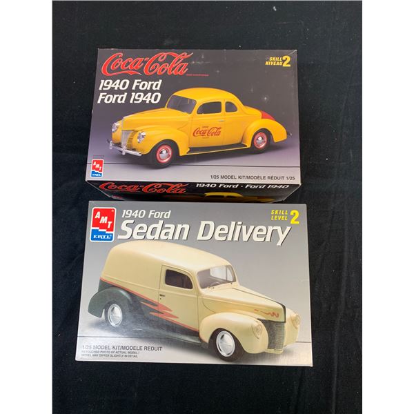 Lot of 2 AMT 1/25 Scale Model Kits #8215-10DO and #H283-10DO