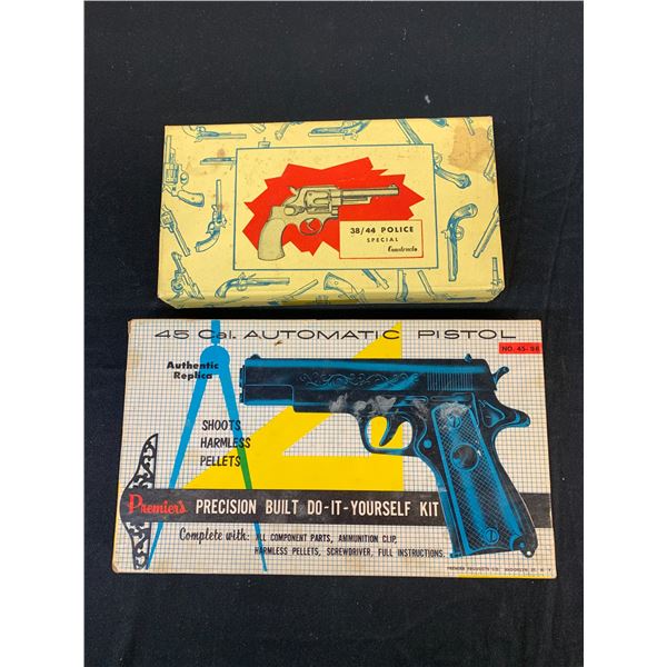 Lot of 2 Premiuers 45 Cal Automatic #45-98 Kit and 38/44 Police Model Kit