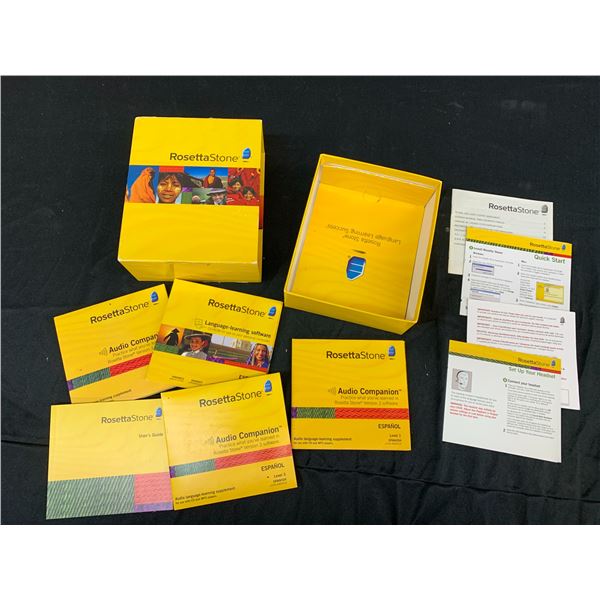 Rosetta Stone Spanish Box Set Language Lessons