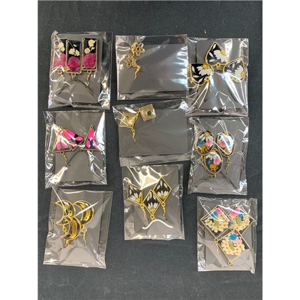Pressed Flower Earrings & Earring / Necklace Sets Craft Artist Handmade