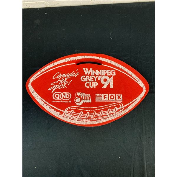 Winnipeg Grey Cup Foam Souvenir 1991