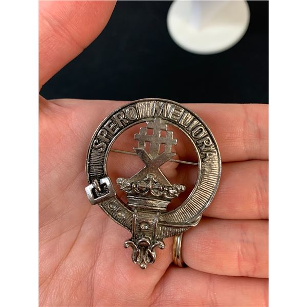 Spero Meliora Kilt Pin