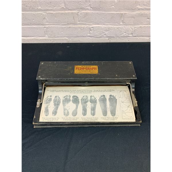 Vintage Antique Dr Scholls Pedo-Graph Form Desktop Holder