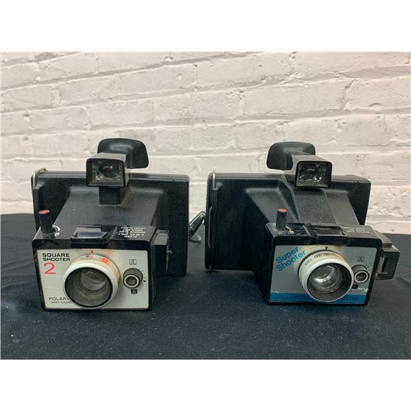 Lot of 2 Polaroid Land Cameras Vintage Film Cameras