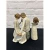 Image 10 : Lot of 5 Willow Tree Figurines "Cherish", "Together" and "Quiet Strength"