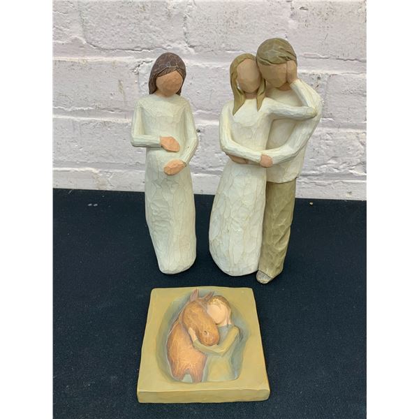 Lot of 5 Willow Tree Figurines "Cherish", "Together" and "Quiet Strength"