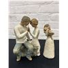 Image 9 : Lot of 5 Willow Tree Figurines "Cherish", "Together" and "Quiet Strength"