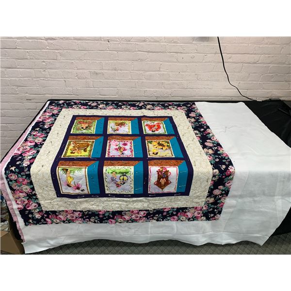 Unfinished Fairies Quilt 47" x 50"