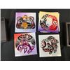 Image 2 : Golden Top HAIDA Glass Coasters