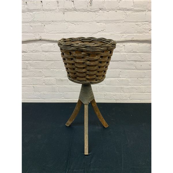 Wicker Plant Stand23 Tall 10" Diameter