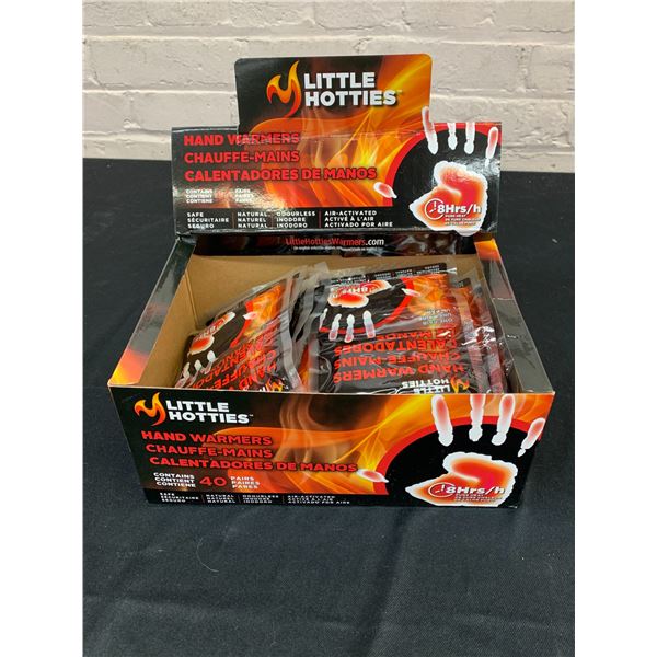 Little Hotties Hand Warmers Store Display Box Full