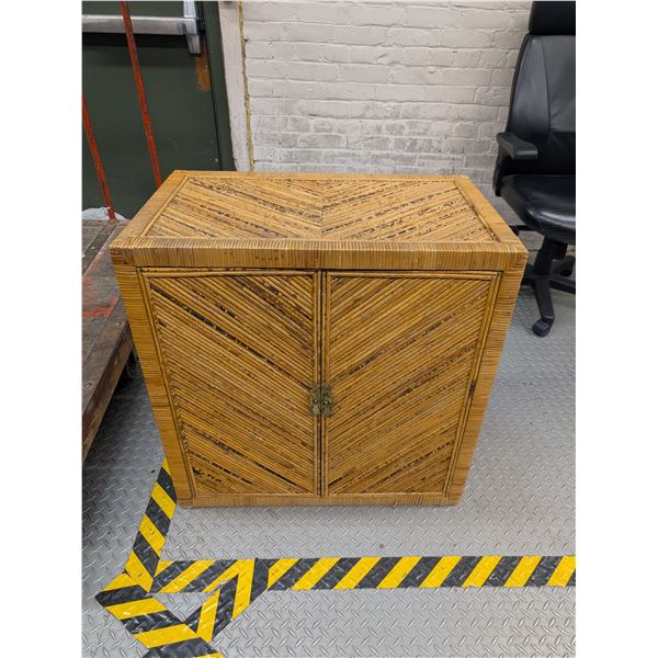 Bamboo Rattan Pencil Reed Cabinet