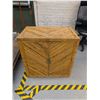 Image 1 : Bamboo Rattan Pencil Reed Cabinet