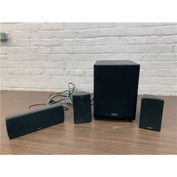 Paradigm PDR Series Surround Sound Home Theatre System w Cables, Left, Right, Center, Subwoofer