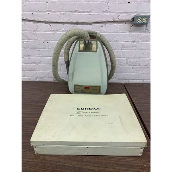 Eureka Empress Deluxe Vintage Vacuum Cleaner with Accessory Bin