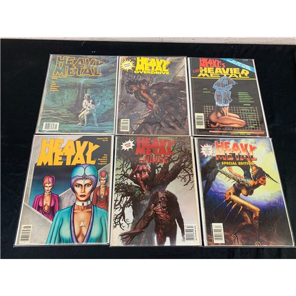 Lot of 6 Vintage Heavy Metal Magazines Special Editions, Havoc, Overdrive,etc