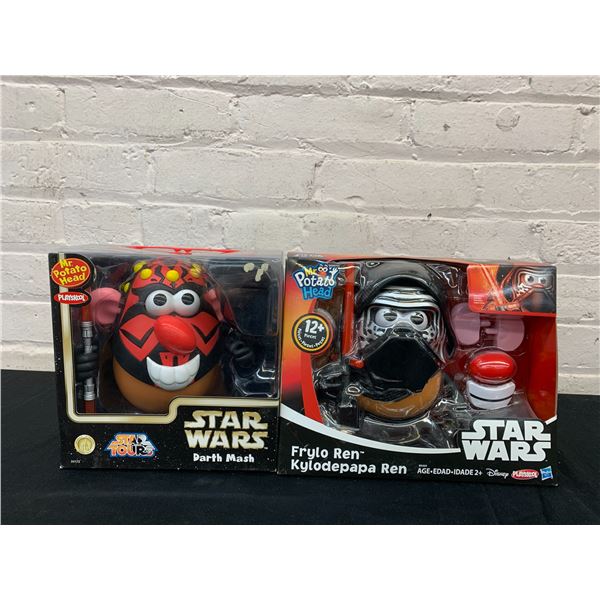 Star Wars Mr Potato Head Darth Mash and Frylo Ren Action Figures NOS