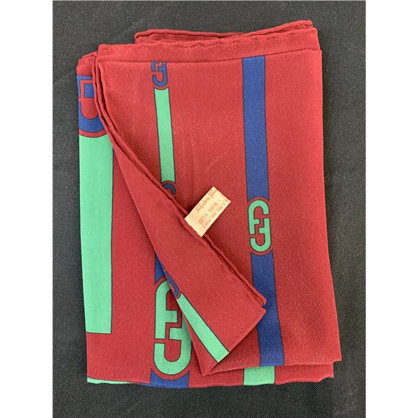 Salvatore Ferragamo 100% Silk Scarf