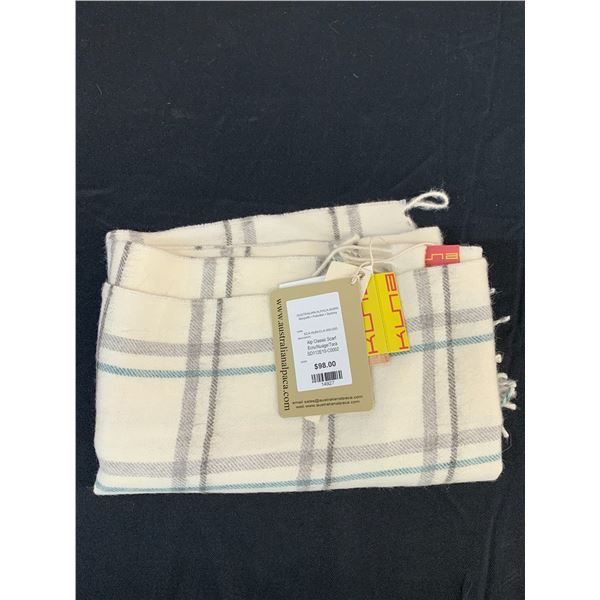 Australian Alpaca Scarf by KUNA Designer w Tags